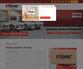 ZodiacPackersmovers.com(Packers and Movers in Delhi) Screenshot