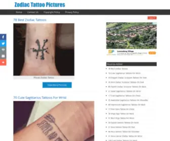 Zodiactattoopictures.com(Zodiactattoopictures) Screenshot