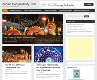 Zodiactest.com(Zodiac Compatibility Test) Screenshot