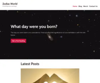 Zodiacworld.co(Everything about astrology) Screenshot