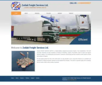 Zodiakfreight.com(Zodiak Freight Services Ltd) Screenshot