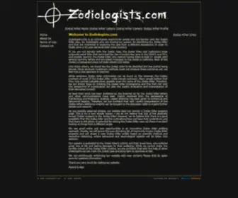 Zodiologists.com(Zodiac Killer) Screenshot