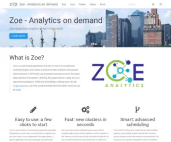 Zoe-Analytics.eu(Zoe Analytics) Screenshot