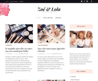 Zoe-ET-Lola.com(Zoé & Lola) Screenshot