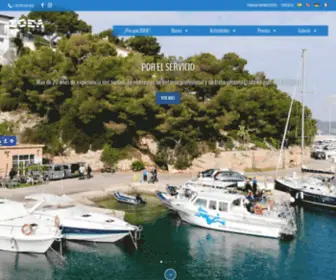 Zoeamallorca.com(Cursos y Salidas de buceo en Mallorca) Screenshot