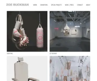 Zoebuckman.com(Zoë) Screenshot