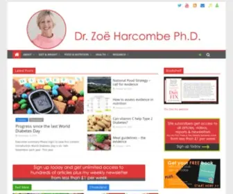 Zoeharcombe.com(Zoë Harcombe) Screenshot