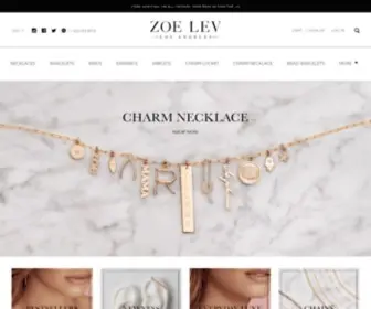 Zoelev.com(Fine Personalized Jewelry) Screenshot