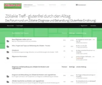 Zoeliakie-Treff.de(Zöliakie (Glutenintoleranz)) Screenshot