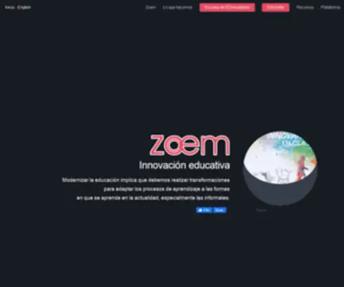 Zoem.com.ar(Innovaci髇 educativa) Screenshot
