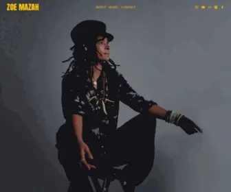 Zoemazah.com(ZOE MAZAH) Screenshot