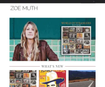 Zoemuth.com(Zoe Muth and the Lost High Rollers) Screenshot