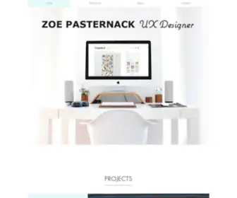 Zoepasternack.com(UX Portfolio) Screenshot
