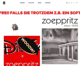 Zoeppritz.com(Größte auswahl an ’zoeppritz since 1828’) Screenshot