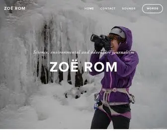 Zoerom.com(Zoë) Screenshot