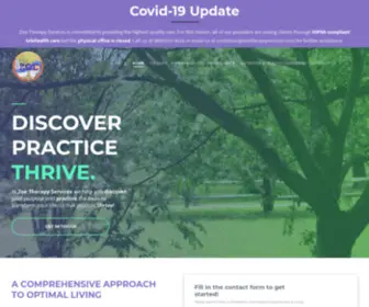 Zoetherapyservices.com(Zoe Therapy Services) Screenshot