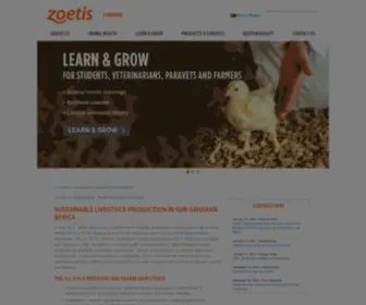 Zoetis.co.zw(Animal Health Zimbabwe) Screenshot