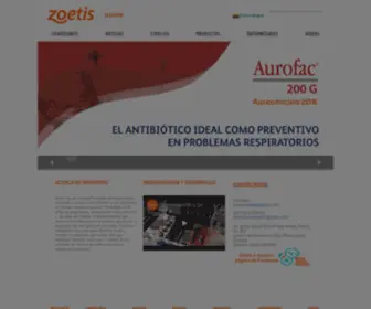 Zoetis.com.ec(Zoetis Ecuador) Screenshot