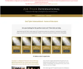 Zoetylerinternational.com(Zoë Tyler International) Screenshot