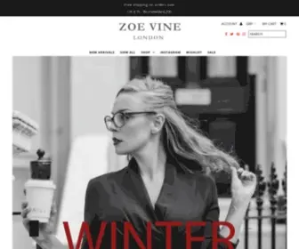 Zoevine.com(Zoe Vine) Screenshot