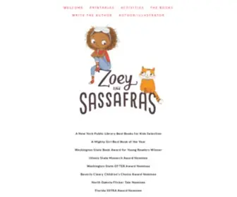 Zoeyandsassafras.com(Zoey and Sassafras) Screenshot