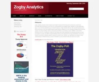 Zogbyanalytics.com(Zogby Analytics) Screenshot