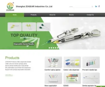 Zogear.com(Shanghai ZOGEAR Industries Co) Screenshot