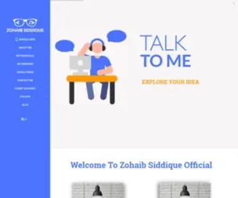 Zohaibsiddique.info(Zohaib Siddique Official) Screenshot