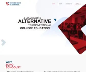 Zohouniversity.com(The world) Screenshot