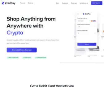 Zoidpay.com(Get ready for a new era—we're making decentralized finance easy for everyone. ZoidPay) Screenshot
