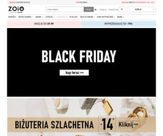 Zoio.pl(Internetowy sklep z odzieżą damską. U nas zawsze znajdziesz modną odzież w niskich cenach) Screenshot