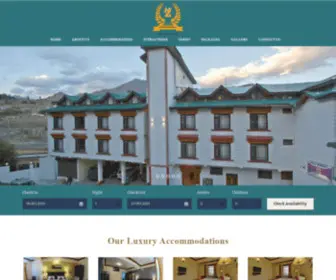 Zojilaresidency.com(Hotel Zojila Residency) Screenshot