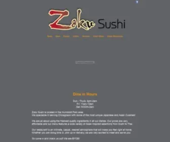 Zokuchicago.com(Sushi & Asian Contemporary Cuisine) Screenshot