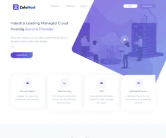 Zolahost.com(Web Hosting) Screenshot