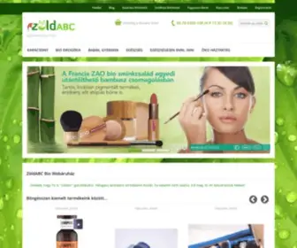 ZoldABC.hu(Bio Webáruház többtermékkel) Screenshot