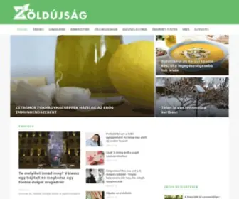 Zoldujsag.hu(Zöld Újság) Screenshot