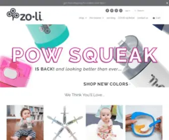 Zolibaby.com(Innovative Products for the Baby and Family) Screenshot