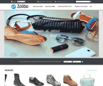 Zolibo.com(Chaussures pas cher de marque Homme) Screenshot