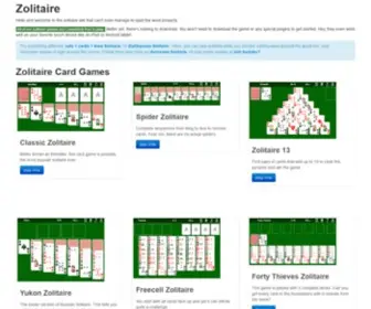Zolitaire.com(Zolitaire) Screenshot