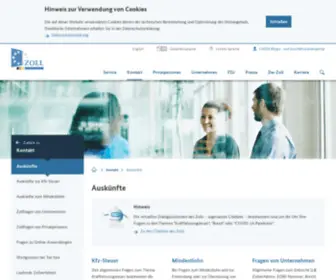 Zoll-Infocenter.de(Auskünfte) Screenshot