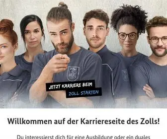 Zoll-Karriere.de(Bewirb dich für eine Ausbildung oder ein duales Studium beim Zoll. Wir sind Talentsucher) Screenshot
