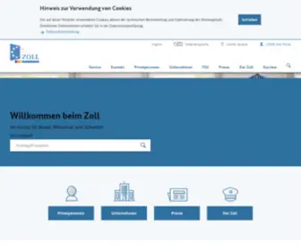 Zoll.de(Zoll online) Screenshot