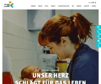 Zollernalb-Klinikum.de(Balingen. Ärzte) Screenshot