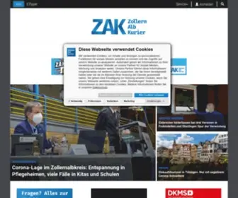 Zollernalbkurier.de(Zollern-Alb-Kurier) Screenshot