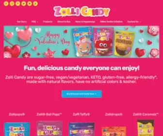 Zollipops.com(The Clean Teeth Candy) Screenshot