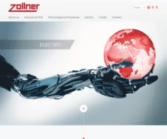 Zollner-Electronics.com(EMS service provider) Screenshot