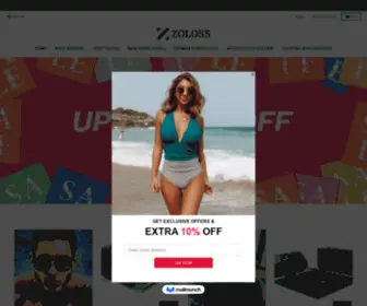 Zoloss.com(Zoloss Official Store) Screenshot