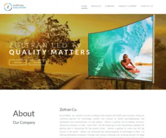 Zoltranpro.com(Zoltran LED Television) Screenshot