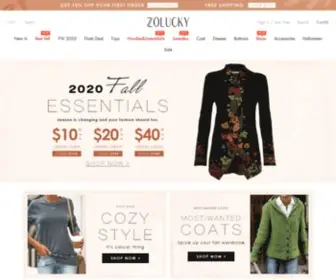 Zolucky.com(Zolucky Fashion Women Store) Screenshot