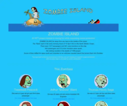Zombie-Island.info(ZOMBIE ISLAND) Screenshot